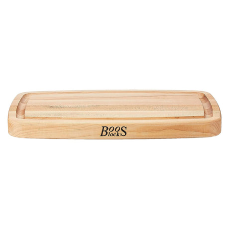 John Boos Boos Block CB Series Large Reversible Wood Cutting Board with Juice Groove, 1.5-Inch Thickness, 18" x 10.5" x 1 1/2", Maple John Boos