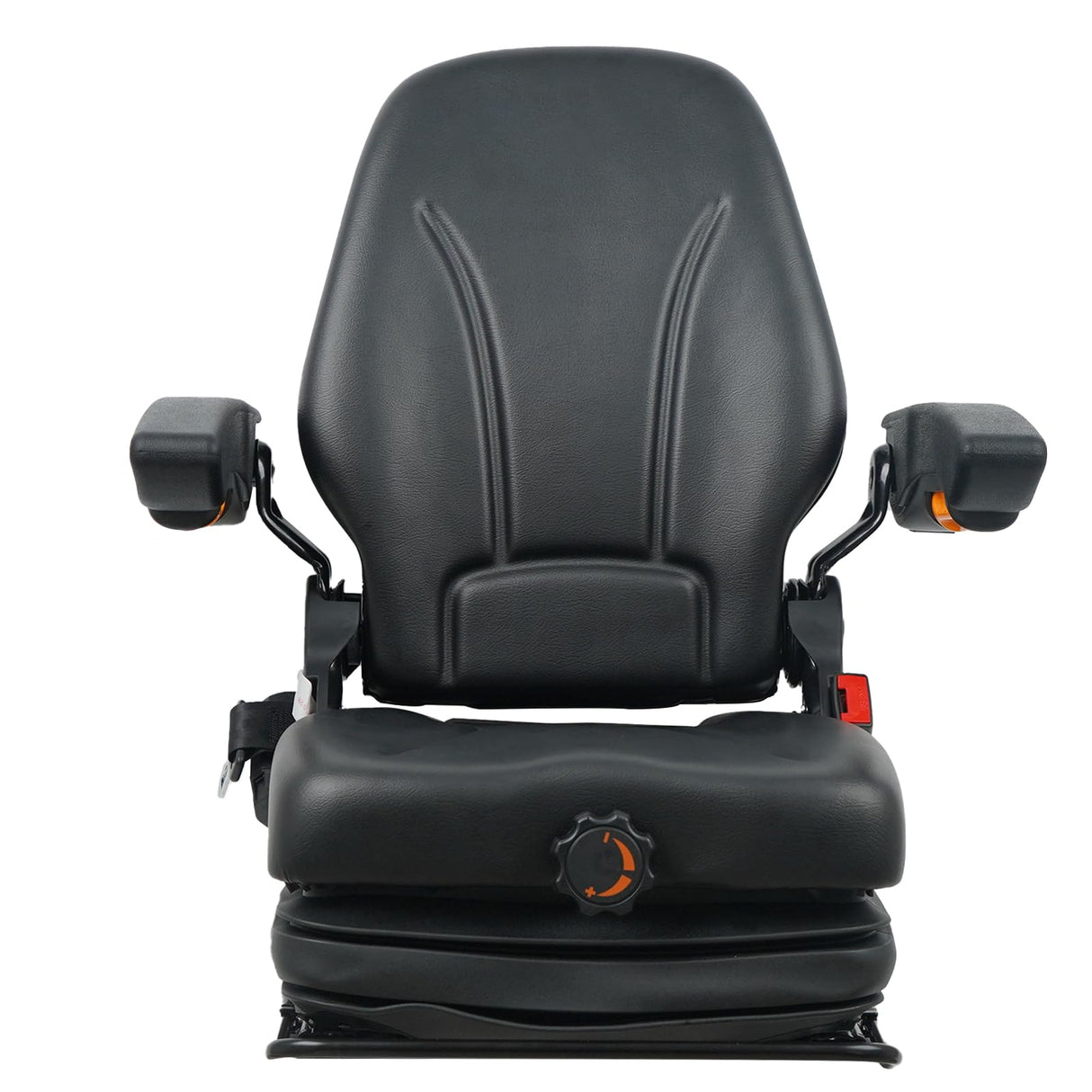 DSC Tractor Seats, TSKL10, Forklift and Tractor Suspension Seat with Adjustable Armrest and Document Bag. WoodArtSupply