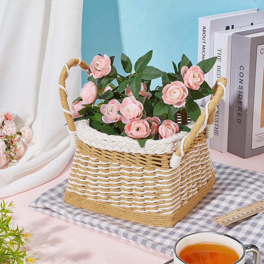 FREEBLOSS Woven Basket Kit - DIY Basket Weaving Supplies - Rustic Style - Adults - Not Foldable FREEBLOSS