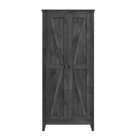 SystemBuild Evolution Farmington 31.5" Wide Storage Cabinet - Rustic Gray SystemBuild Evolution