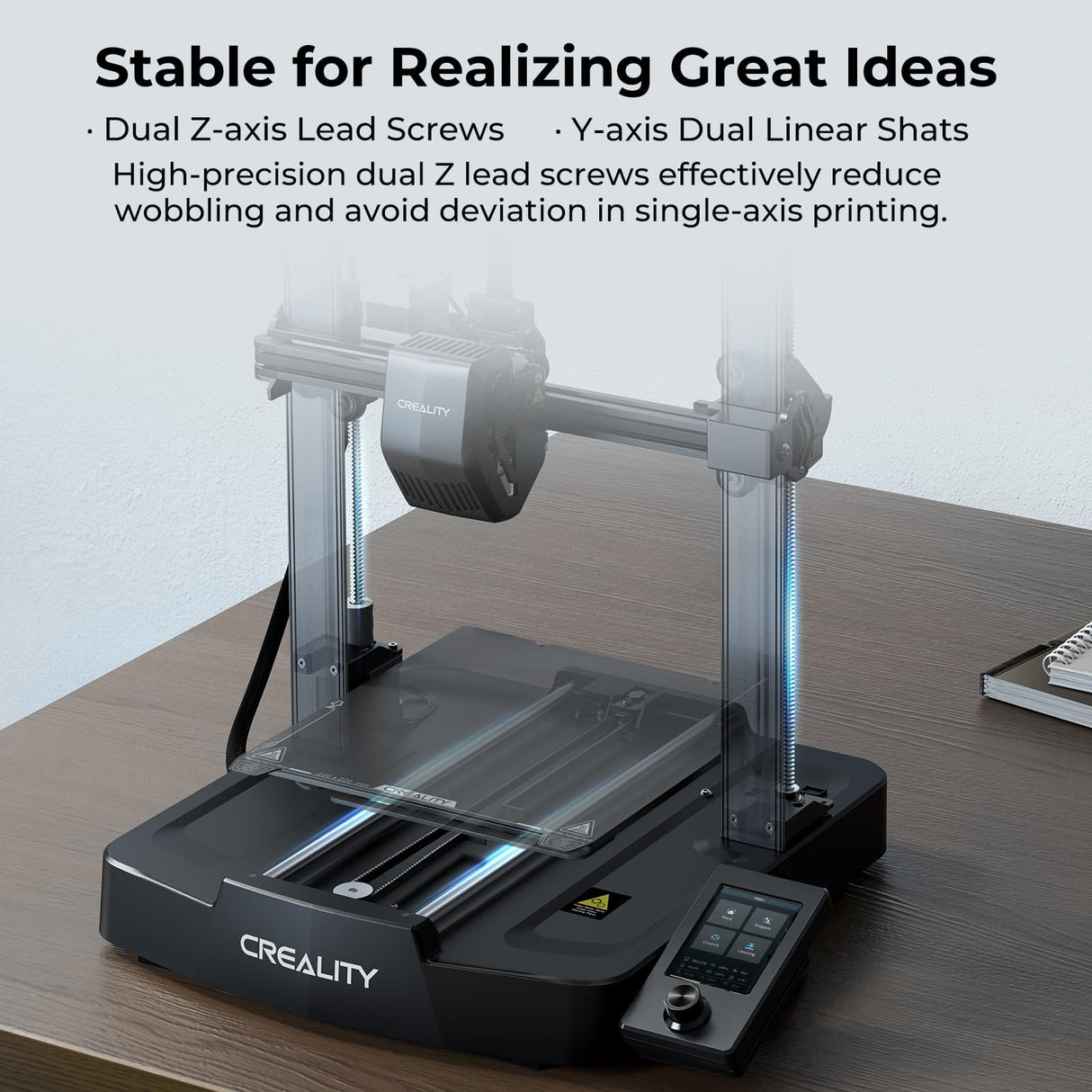 Creality Ender 3 V3 SE 3D Printer, 250mm/s Faster FDM 3D Printers with CR Touch Auto Leveling, Sprite Direct Extruder Auto-Load Filament Dual Z-axis & Y-axis, Printing Size 8.66 * 8.66 * 9.84 inch Creality