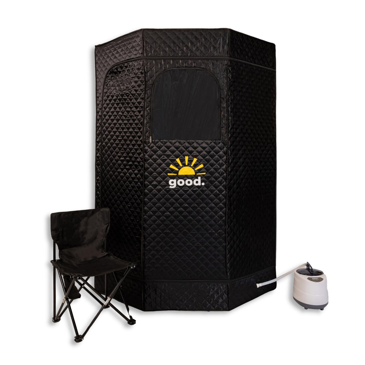 GoodMorning Portable Steam Sauna Tent - 2 Person Home Sauna with 3L Steamer & 1500W - 1-9 Heat Settings with 120° Max - Easy Setup Multiple Person Sauna Tent Generic