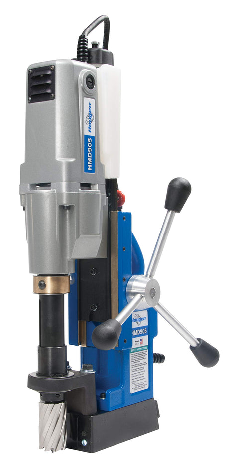 Hougen HMD905 115-Volt Magnetic Drill with Coolant Bottle and 2 Speed Hougen