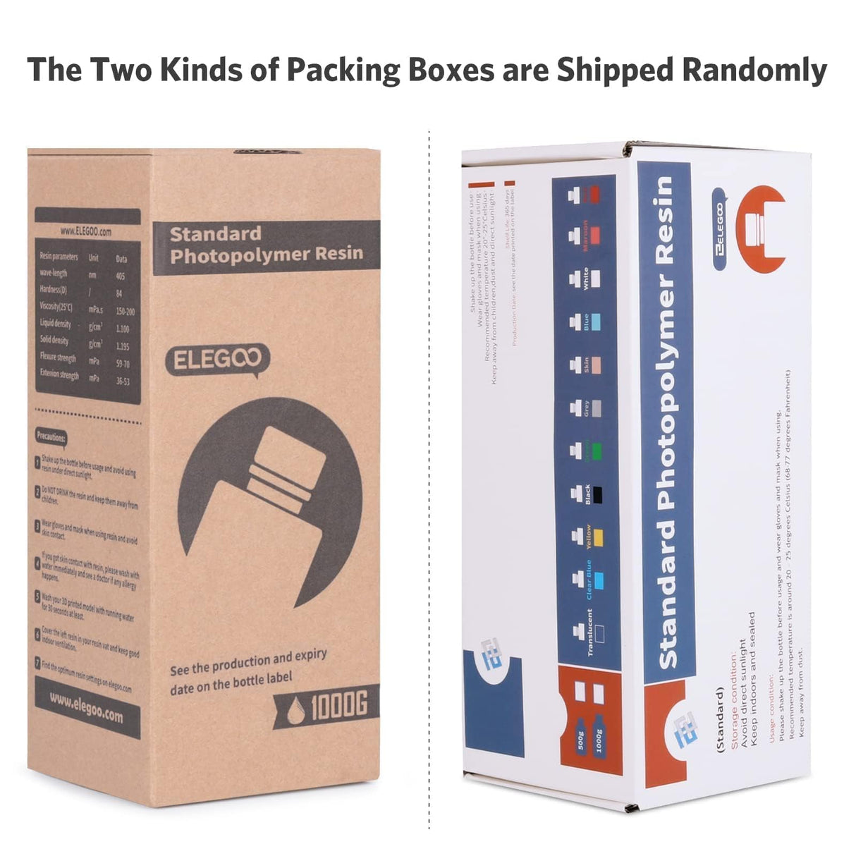 ELEGOO Standard Photopolymer Resin LCD UV-Curing Resin 405nm 3D Printer Resin for Mars Saturn Jupiter MSLA DLP LCD 3D Printing Grey 1000g ELEGOO