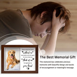 Dog Memorial Gifts for Loss of Dog Picture Frame 4x6,Pet Memorial Shadow Box for Dogs,Pet Memorial Gifts for Dogs,Loss of Dog Sympathy Gift,Dog Bereavement Gifts Vetbuosa