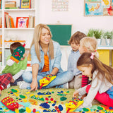 12 Pieces DIY Hand Puppets Making Kit Felt Sock Creative Art Craft Making Your Own Puppets Colorful Pompoms Wiggle Googly Eyes Storytelling Role Play Party Supplies Yaveron