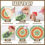 beinkmake 12 Pairs Butterfly Diamond Painted Earrings Mosaic Art Earring Making Kit 5D Boho Vintage Dangle Drop Earrings with Tool for DIY Craft Jewelry beinkmake