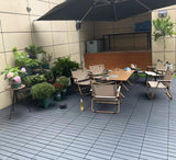 Deck Tiles, 44-Pack Patio Deck Tiles, 11.8" x 11.8" Square Waterproof Outdoor All-Weather Use for Balcony Backyard Patio Deck Tiles (Gray 44-Pack) Kang Share