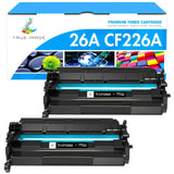 26A Toner Cartridge for HP Printer CF226A M426fdw Compatible for HP 26A Black Laserjet Toner Cartridge 26X CF226X M402n MFP M426fdw M402dn M402 M402dw M402dne M426fdn M426 M426dw Printer Ink 2 Pack TRUE IMAGE