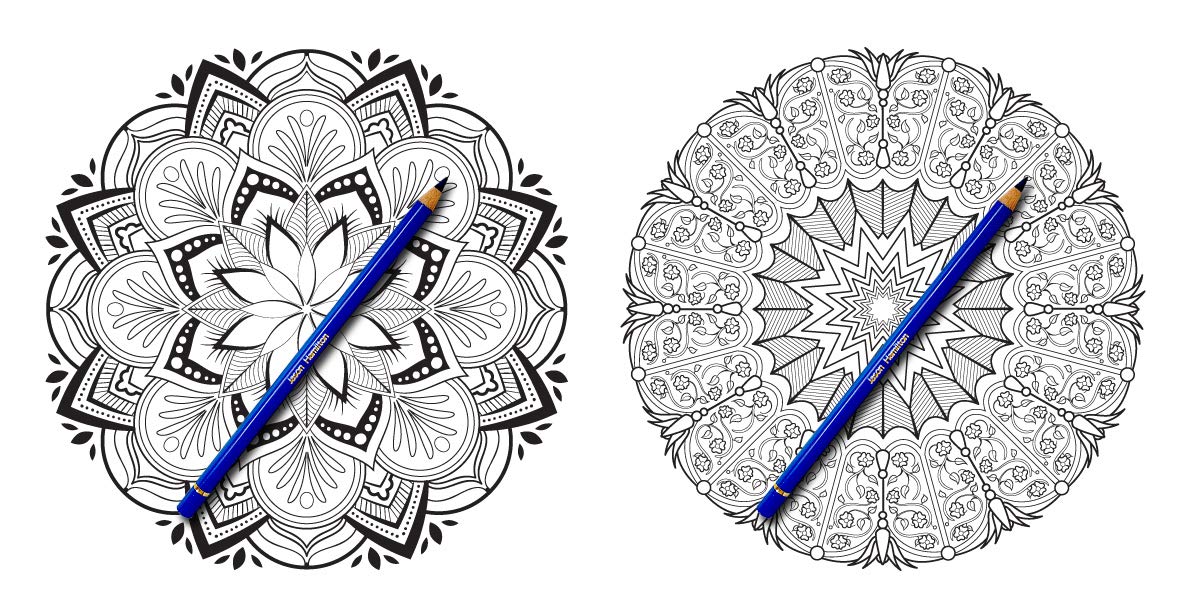The Art of Mandala: Adult Coloring Book Featuring Beautiful Mandalas Designed to Soothe the Soul KAVNLON