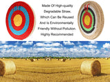 DOSTYLE Archery Targets Traditional Solid Straw Round Archery Target Shooting Bow Coloured Rope Target Face Three Layer for Shooting Practice Dostyle