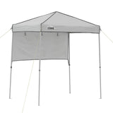 Core Instant Straight Leg Canopy Tent with Adjustable Sun Wall, 6 ft x 4 ft , Gray CORE