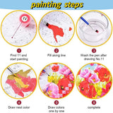 SKMN Paint by Numbers for Adults,Winter Windowsill Snow Scene,Paint by Numbers on Canvas,DIY Paintwork Drawing Art for Beginner Gift,40x50cm,Without Frame SKMN