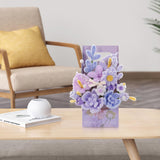 ERNTRNL Pipe Cleaners Craft - Pipe Cleaners Flower Making Kit, Pipecleaners Craft Kit, DIY Flower Bouquet Kit, Pipe Cleaners Bulk for Crafts Art Project Activity ERNTRNL