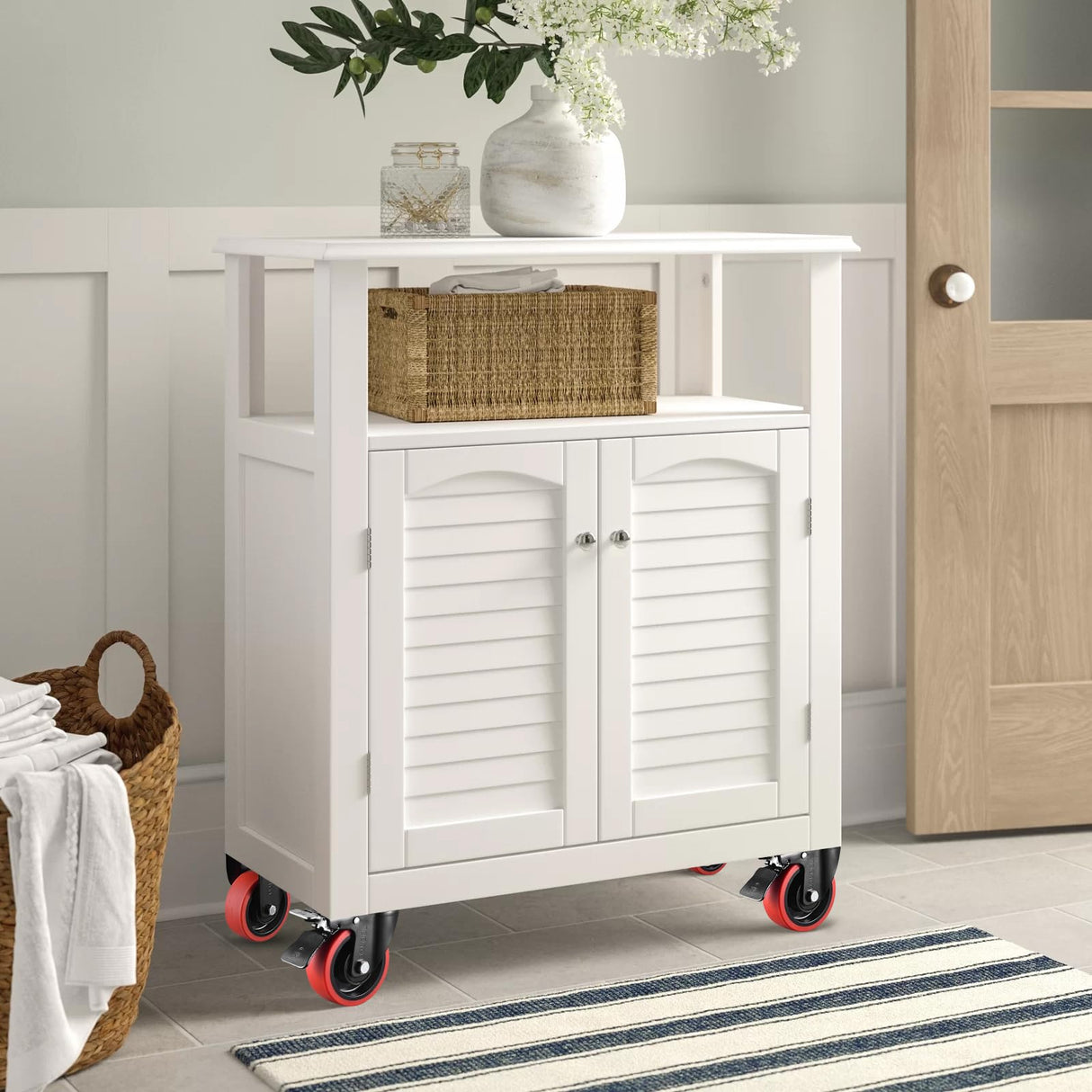 Heavy Duty TPR Rubber Wheels with Locking 5 Inch Caster Wheels Set of 4 3000Lbs Load Capacity Silent Swivel and Brake 360 Degree Casters Ideal for Industrial Carts Furniture Trolleys and Workbenches TOO TCO