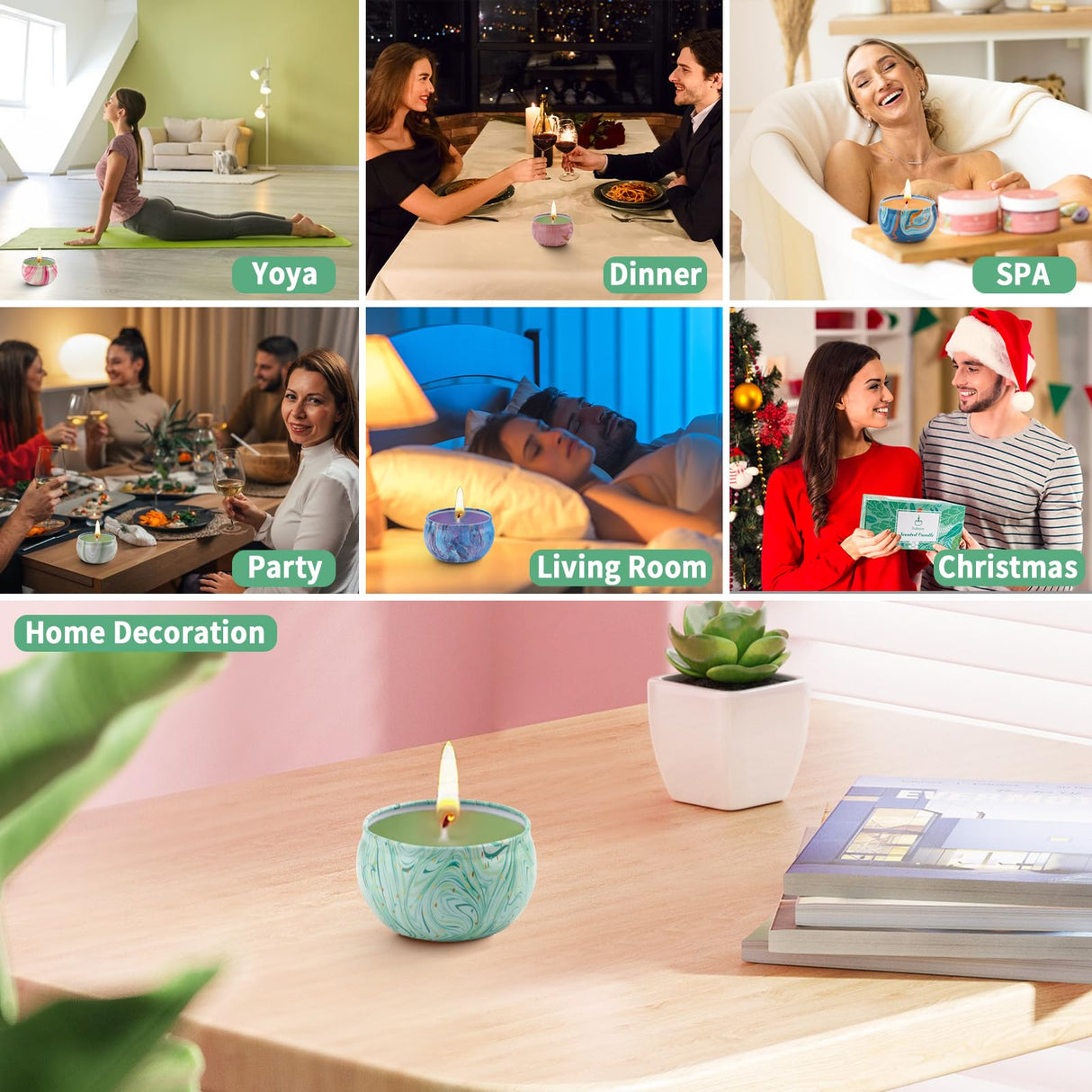 Trulloyoo Candle Making Kit for Adult, DIY Candle Making Supplies Include Beeswax, Wicks, Candle Tins, Essential Oils, Dyes, DIY Arts & Crafts Gift for Kids, Beginners, Adults Trulloyoo