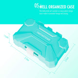 FantastiCAR 29pcs Craft Knife, Precision Cutter Hobby Knife Blades Set for Art Work, Scrapbooking, Stencil, Architecture Modeling, Wood Leather Working (Aqua Blue) FantastiCAR