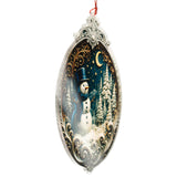 Christmas Ornament 2025 - Snowman Ornament, Snowman Ornaments for Christmas Tree, Christmas Tree Ornaments, Acrylic Christmas Ornaments, Suncatcher Effect Stained Glass Window Hanging, car Hanging KINGDUHU