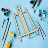 12 Pack 13.8-inch Table Top Easels for Painting and Canvas - Wooden Holder Stand for Kids and Artists - Canvas Holder Stand for Painting Juvale
