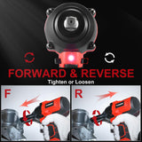 AOBEN Cordless Impact Wrench 1/2 Inch, Power Impact Gun Kit, Max 600N. M/450Ft-lbs High Torque Electric Impact Driver for Car RV Tire, 4.0Ah Battery, Charger, 6 Sockets & Storage Tool Case AOBEN