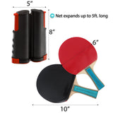 Trademark Innovations Portable & Lightweight Ping Pong Game Set (Red) Trademark Innovations