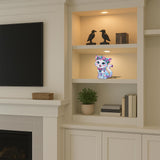 YIYIAH Diamond Art Cat Decor Statues Desk Placement Ornament - 5D Cartoon Diamond Painting Kits for Beginners - DIY Diamond Art Kit Full Round Drill Big Gem Art Cat Gifts for Women YIYIAH