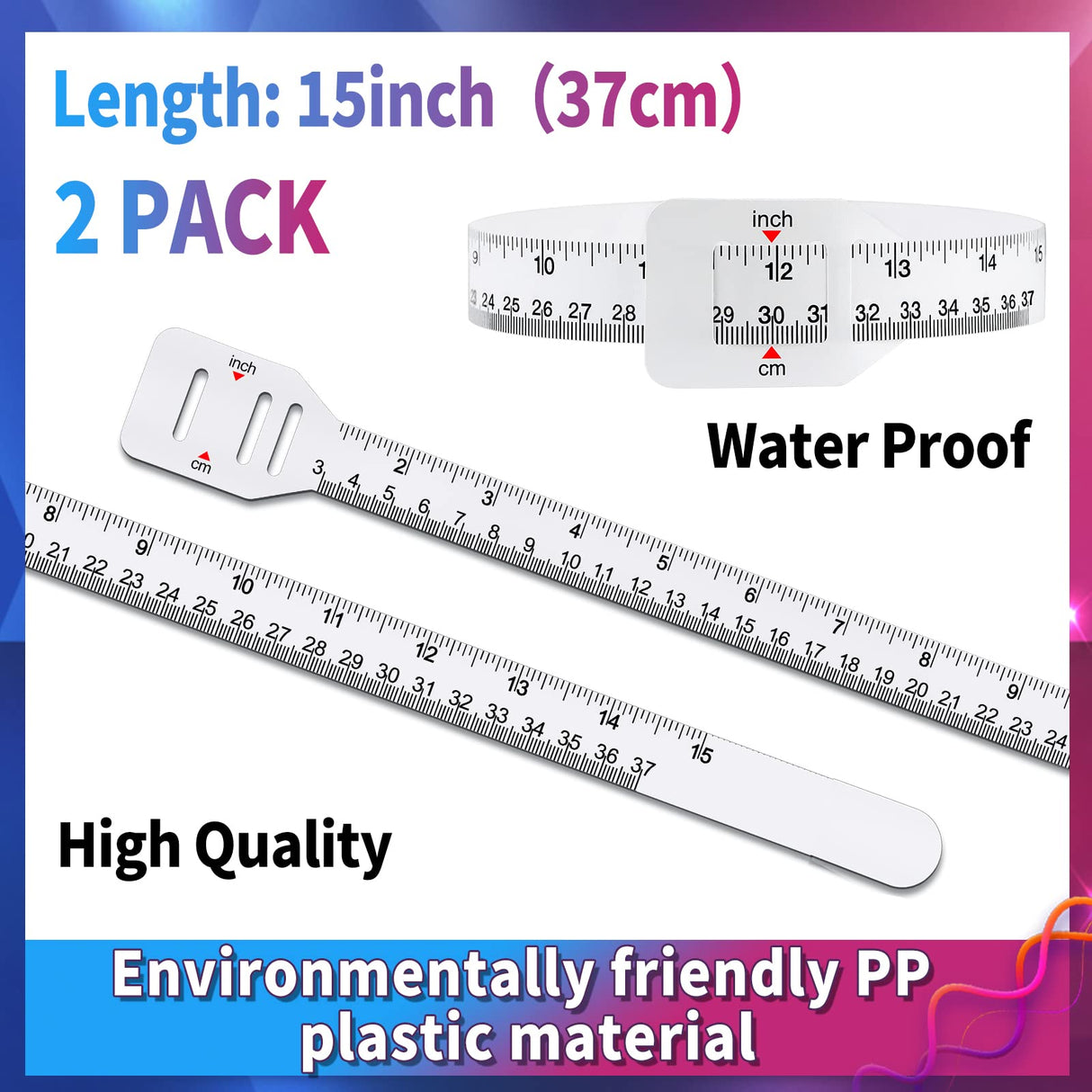 2 Pack Sublimation Blanks Tumblers Width Measurer, Easily Measure The Height and Width of Your Sublimation Tumblers, Use for Heat Press Sublimation Blanks Tumblers Skinny Straight Cup SZLTZK