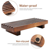 Small Kitchen Sink Soap Tray for Counter Dish Soap Dispenser Wooden Risers Stand for Bathroom Decor Farmhouse Wood Pedestal Kitchen Accessories Countertop Vanity Counter Decorative Tray Renawe