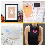Yuanchu 15 Pcs Sunflower Bee Stencil Birds Stencils Butterfly Dragonfly Templates, Reusable Nature Stencils for Painting DIY Craft Stencils for Drawing on Wood Wall Canvas Rock Chalkboard Yuanchu