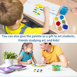 16PCS White Plastic Paint Trays - Essential for Painting Parties, DIY Crafts, and Art Painting LNAUJS