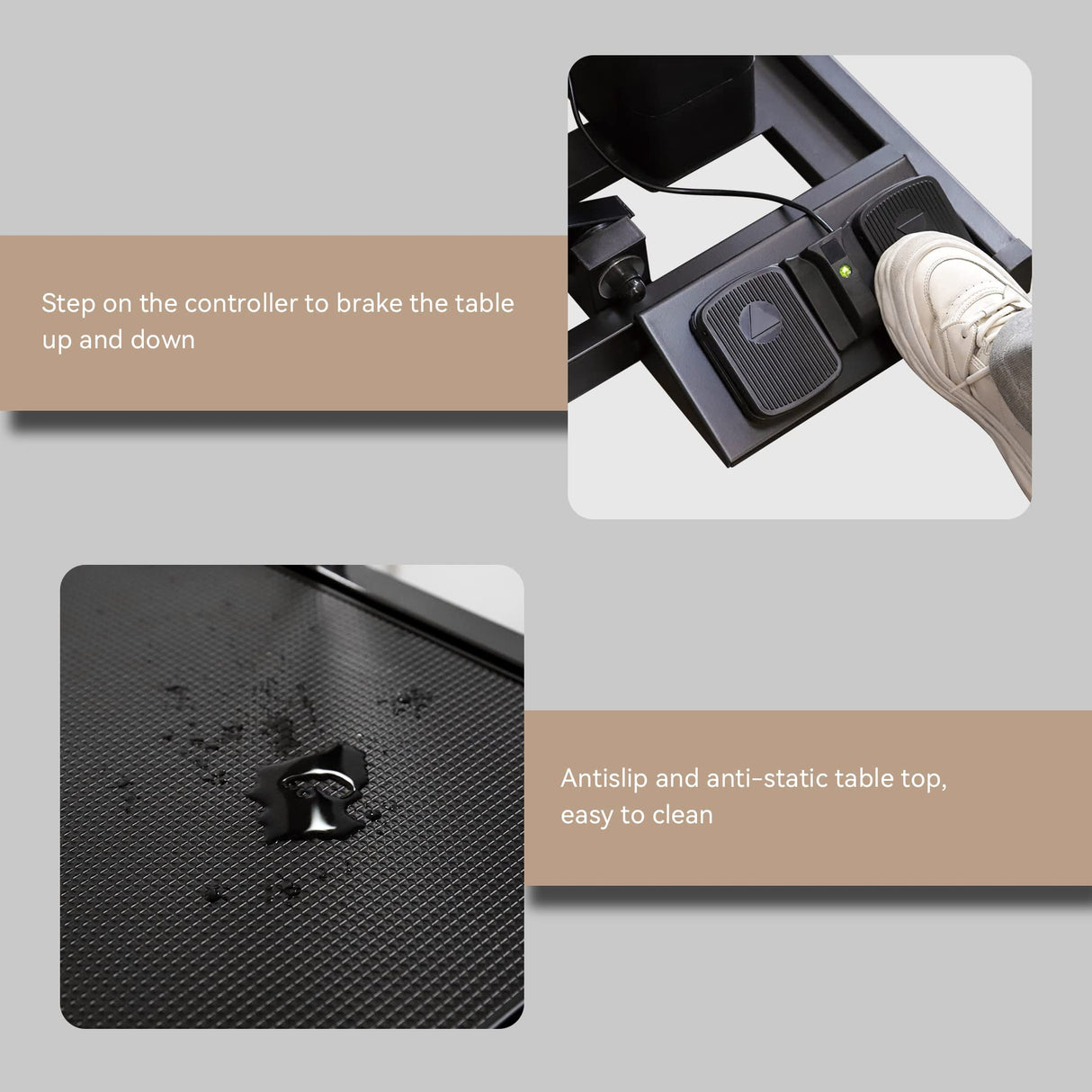 UDSONFY Electric Pet Dog Grooming Table, Heavy Duty Grooming Table Professional Double X-Lift for Large Dogs with Anti-Skid Non-Slip, Double Arms and Nooses, Adjustable Height from 13" up to 47" Black UDSONFY