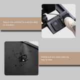 UDSONFY Electric Pet Dog Grooming Table, Heavy Duty Grooming Table Professional Double X-Lift for Large Dogs with Anti-Skid Non-Slip, Double Arms and Nooses, Adjustable Height from 13" up to 47" Black UDSONFY