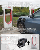 TopAutoGear Tesla Charger Adapter，NACS to CCS Adapter for EV Charging at Tesla Supercharger Stations - Fast DC Charging Tesla to CCS Adapter for Ford,Rivian,GM,Volvo,Polestar and Nissan EVs TopAutoGear