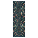 Lahome Insect Botanical 2x6 Washable Rug Runners for Hallways Non Slip, Black Bathroom Kitchen Runner Rugs Non Skid, Soft Non-Slip Entryway Indoor Carpet for Laundry Bedroom Lahome