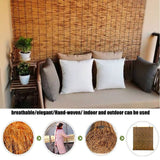 Bamboo Blinds for Patio Sunshades Reed Shade 24 30 34 36 38 40 42 48 56 60 66 Inch Wide Cordless Roman Shades Roller Shades Windows Reed Curtains Anti-UV Bamboo Shades (26.8x17.7x9in : 52" W x 48" H CSXCQM