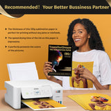 TransOurDream 130g Tru-Sublimation Paper for Inkjet Printers (Vivid, 8.5x11", 30 sheets) Sublimation Heat Transfer Paper for Sublimation Ink ONLY TransOurDream