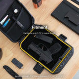 VAULTEK SIG SAUER Edition LifePod Secure Waterproof Travel Case Rugged Electronic Lock Box Travel Organizer Portable Handgun Case with Backlit Keypad (Biometric) VAULTEK