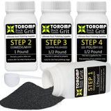 Toromp 3 LBS Rock Tumbler Grit and Polish Refill Kit - Tumbling Grit Media, Polish Up to 20 lbs. of Rocks, Works with Any Rock Polisher & Tumbler Supplies (4 Step -3 LBS)… Toromp