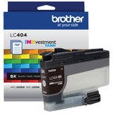 Brother Genuine LC404BKYield Black INKvestment Tank Ink Cartridge Page Yield -750 Brother