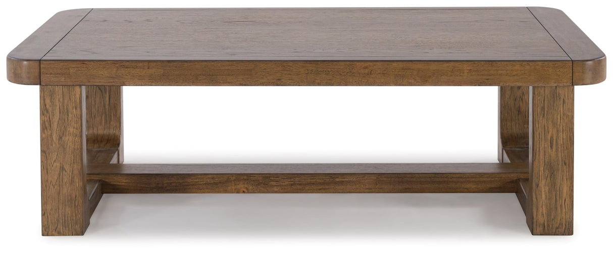 Signature Design by Ashley Cabalynn Traditional Farmhouse Coffee Table, Brown Signature Design by Ashley
