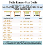 Aoztio Linen Style Rustic Table Runner, Farmhouse Cotton Linen Table Runner, Boho Table Runners 72 Inches Long with Hand Tassels for Home Tabletop Decor and Everyday Use - Off White, 72 Inch Aoztio