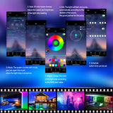 Uspeedy TV Stand,High Glossy LED TV Stand for 65 inch TV Stand,Modern TV Entertainment Center with Adjustable Storage Shelf,TV Console Table with RGB LED 20 Color Lighting(57IN Black) Uspeedy