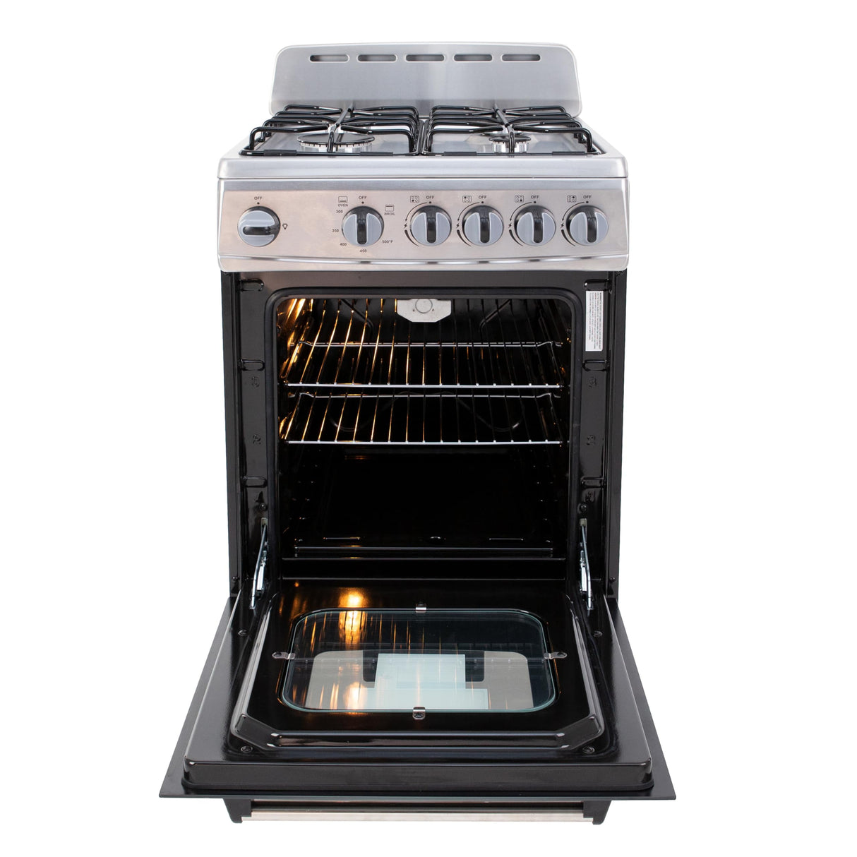 Avanti GR2013CSS Gas Range, 20, Black Avanti