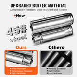 VEVOR Rolling Mill, 3"/76 mm Jewelry Rolling Mill Machine, 1: 2 Gear Ratio, 3-in-1 Multi-Function Rolling Mill, 0.1-7mm Press Thickness for Metal Jewelry Making Sheet Square Wire Semicircle Pattern VEVOR