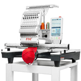 Embroidery Machine with 15 Needles,14"x20" Embroidery Area,1200SPM Max Speed,10In Touch Screen, capable of embroidering on 3D Caps, Flat, T-shirt and more，Wifi Available FDZ