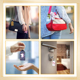 Talltalk 20 Pcs Leather Keychain Blanks Bulk Sublimation Keychain Blank PU Leather Glitter Heat Transfer Keyring(Black) Talltalk