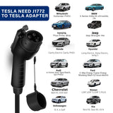 AplysiaTech Level 1+2 EV Charger, 16Amp 110-240V, Portable SAE J1772 Electric Car Charger, Plug-in EV Charging Station for Home,21 Ft Level 2 Charger Cable NEMA 6-20Plug(Tesla Need Adapter) AplysiaTech