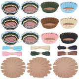 FREEBLOSS 12 Set Basket Weaving Kit 6 Colors Basket Making Kit for Beginners Creative Woven Bowl Raffia Basket Arts and Crafts Projects with Video Tutorial Easter Basket Activities for Easter Eggs FREEBLOSS