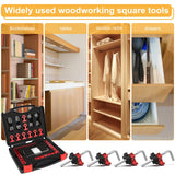 DIYLOG Corner Clamp for Woodworking with Box, 90 Degree Clamp, Corner Clamp, Right Angle Clamp Woodworking Tools 4 Pack 5.5"*5.5" Aluminum Positioning, Wood Working Tools and Equipment, wood clamps Diylog