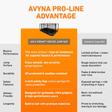 Avyna Premium Rectangle In-Ground Trampoline, 10x14 FT, 10x17 FT, 12x18 FT – Outdoor Trampoline for Kids and Adults with Advanced Safety Features Avyna